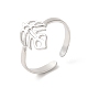 304 Stainless Steel Cuff Rings RJEW-E063-34P-1