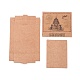 Kraft Paper Boxes and Necklace Jewelry Display Cards CON-L016-B04-1