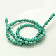 Synthetical Turquoise Beads Strands X-TURQ-GSR4mm129-1