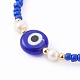 Bracelets extensibles en perles de verre BJEW-JB05969-02-3