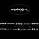 Cadenas de eslabones de cuentas redondas y ovaladas de latón CHC-M025-40S-2