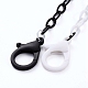Personalized Two Tone ABS Plastic Cable Chain Necklaces X-NJEW-JN02825-01-2
