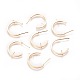 Brass Stud Earring Findings KK-G359-01G-1