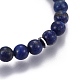 Naturales lapis lazuli de las pulseras de charm BJEW-I275-B06-4