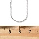 Не тускнеющие цепочки из нержавеющей стали 304 NJEW-F248-06A-P-2