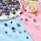 Perles de pierres précieuses naturelles / synthétiques G-XCP0006-02-1