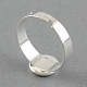 (vente de stock pour les fêtes)supports d'anneaux en laiton MAK-S018-12mm-JN003S-2