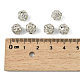 Messing Legierung Strass Perlen&nbsp;LS-RB-A019-8mm-01S-4