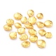 天然パールビーズ  ゴールデン真鍮パーツ  ナゲット  ゴールド  11.5~16.5x11~15x5~7mm  穴：0.8mm PEAR-B001-02G-1