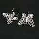 Risultati di orecchini a farfalla in ottone a farfalla KK-I005-P-3