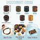 Pandahall 100шт 5 цвета сандалового дерева бусины WOOD-TA0002-72-4