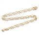 Brass Cable Chains Necklace Making MAK-S072-16B-MG-3