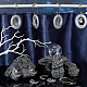 AHADERMAKER 20Pcs Iron Shower Curtain Rings DIY-GA0003-86-3