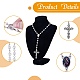 5 collar de cuentas de rosario. NJEW-SW00017-2