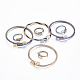 Kits de bracelets & bagues en 304 acier inoxydable à la mode SJEW-H073-02-1