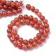 Chapelets de perle d'aventurine rouge naturel G-R412-04-10mm-2