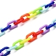 Personalisierte Acryl-Kabelketten-Halsketten NJEW-JN02899-04-3