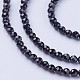 Brins de perles spinelles naturelles G-F619-14-3mm-3