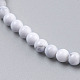 Chapelets de perles en howlite naturelle TURQ-G091-4mm-3