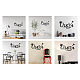 PVC Quotes Wall Sticker DIY-WH0200-091-5