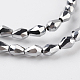Chapelets de perles en verre électroplaqué GLAA-A036-B01-3