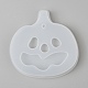 Moules en silicone pour pendentif de lampe citrouille d'halloween DIY-P006-37-3