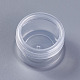 5g Transparent Refillable PS Plastic Cream Jar CON-WH0053-01-3