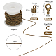 Ensembles de fabrication de bijoux en chaîne de serpent ronde sunnyclue DIY DIY-SC0014-54AB-2