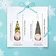 2 Sets 2 Style Cloth Christmas Doll Pendant Decorations HJEW-SZ0001-09-2