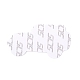 ミックス模様の漫画のステッカー  ビニール防水デカール  ウォーターボトル用ラップトップ電話スケートボードの装飾  ライトスカイブルー  3.8x4.2x0.02cm  50個/袋 DIY-A025-03A-3