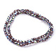 Electroplate Glass Beads Strands EGLA-F001-A05-2