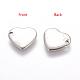 Handmade Gifts Ideas for Valentines Day 201 Stainless Steel Stamping Blank Tag Pendants STAS-Q070-1