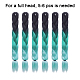 Synthetic Jumbo Ombre Braids Hair Extensions OHAR-G005-22A-3