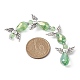 Angel Fairy Shape Electroplate Glass Beads Strands AJEW-JB01173-04-4