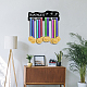 Fashion Iron Medal Hanger Holder Display Wall Rack ODIS-WH0021-395-5