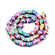 Handmade Polymer Clay Beads Strands X-CLAY-N010-087A-2
