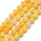 Chapelets de perle en agate patinée naturelle X-G-S237-4mm-02-1