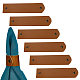 Набор кожаных колец для салфеток gorgecraft из 6 коричневых колец в деревенском стиле AJEW-WH0129-94C-1