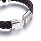 Leather Cord Bracelets BJEW-G603-19-4