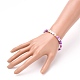 Polymer Ton Heishi Perlen Stretch Armbänder BJEW-JB05711-01-4