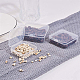 Benecreat 27 paquet rectangle de taille mixte mini récipients de stockage de perles en plastique transparent boîte avec couvercle pour articles CON-BC0003-01-6