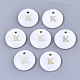 Natural White Shell Mother of Pearl Shell Charms X-SSHEL-N036-053K-2