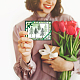 塩ビプラスチックスタンプ  DIYスクラップブッキング用  装飾的なフォトアルバム  カード作り  スタンプシート  木模様  16x11x0.3cm DIY-WH0167-56-947-4