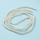 Chapelets de perles rondes en verre peint HY-Q003-4mm-02-3