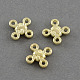 Opaque CCB Plastic Chinese Knot Chandelier Components Links CCB-Q076-78-1