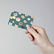 Etiquetas engomadas impermeables de la tarjeta del plástico del pvc DIY-WH0432-056-5