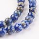 Chapelets de perles en lapis-lazuli naturel X-G-G099-8mm-7A-3