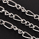 Cadenas hechas a mano de hierro cadenas figaro cadenas madre-hijo X-CHSM001Y-S-1