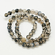 Fili di perle agata grigio naturale  G-G390-12mm-07-2