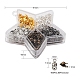 350~400 pièces 5 couleurs pointes de perles de fer IFIN-YW0001-33-7